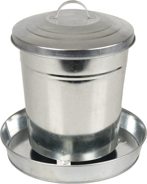 Voederbak Pluimvee Hedwig Zilver