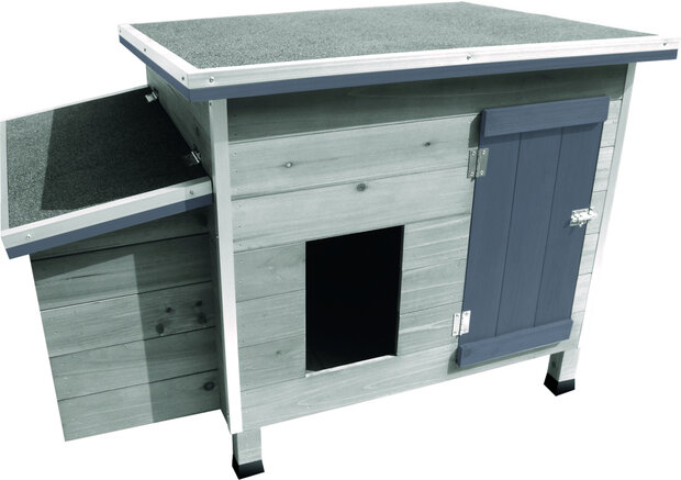 Kippenhok Ginger Cottage Grijs