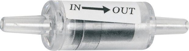 Terugslagventiel Transparant