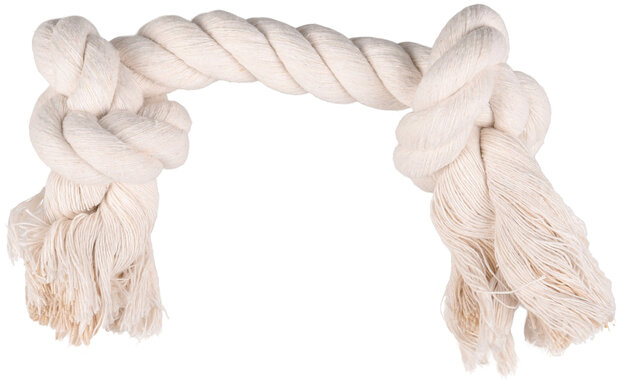 Speelgoed Jack Touw met 2 knopen Wit