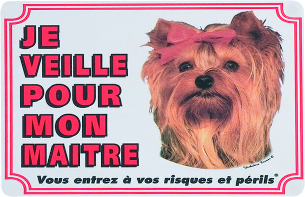 Waakbord FR Yorkshire Wit