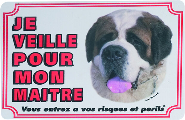 Waakbord FR Sint-Bernard Wit