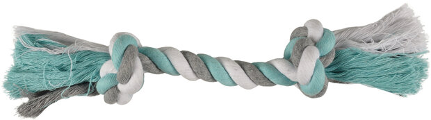 Speelgoed Jim Touw met 2 knopen Muntgroen