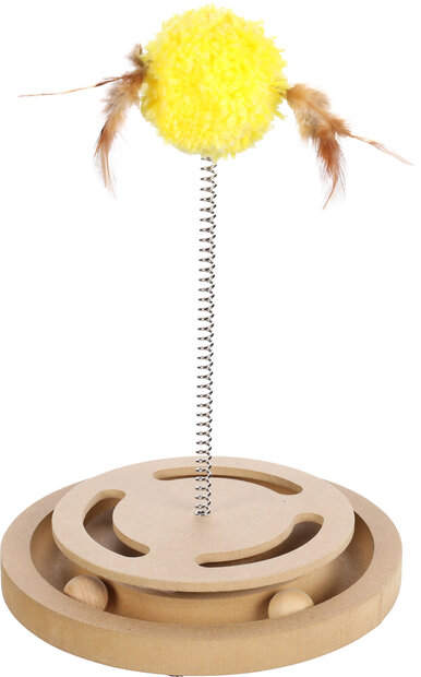 Krabspeelgoed Kitty Lichtbruin