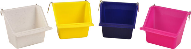 Zaad- en waterbakje met opstap Bird&#039;s world Rechthoekig Meerdere kleuren