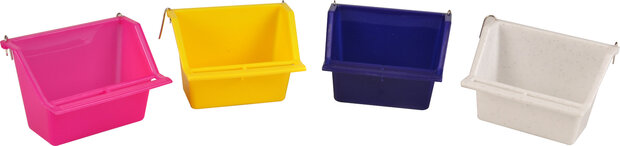 Zaad- en waterbakje met opstap Bird&#039;s world Rechthoekig Meerdere kleuren