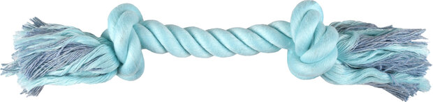 Speelgoed Small Dog Cub Touw Izra met 2 knopen Turkoois