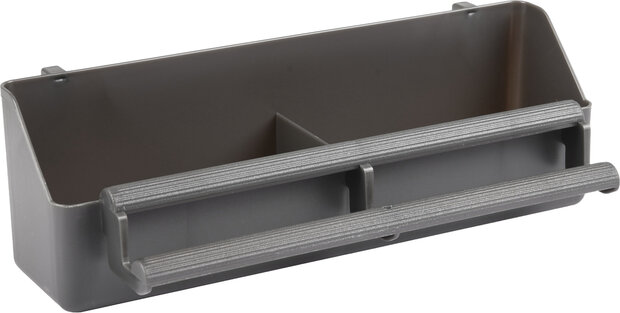 Zaad- en waterbakje Bob Rechthoekig Grijs