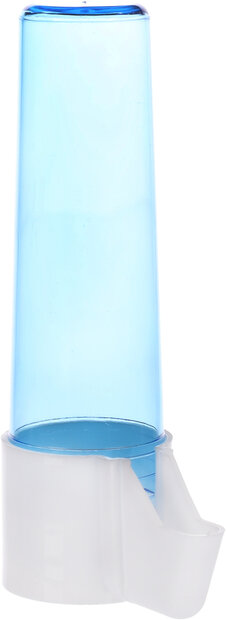 Drink- en voederfontein Neri Rond Blauw &amp; Wit