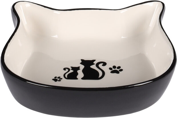 Eet- en drinkpot Nona Zwart &amp; Wit