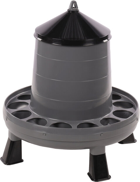 Voederbak Pluimvee Edna Grijs