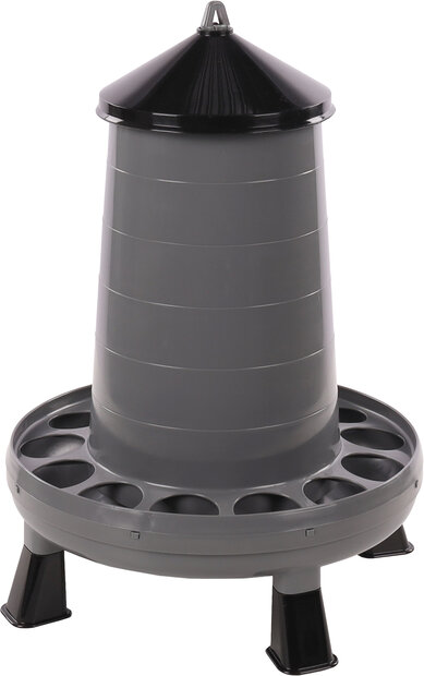 Voederbak Pluimvee Edna Grijs