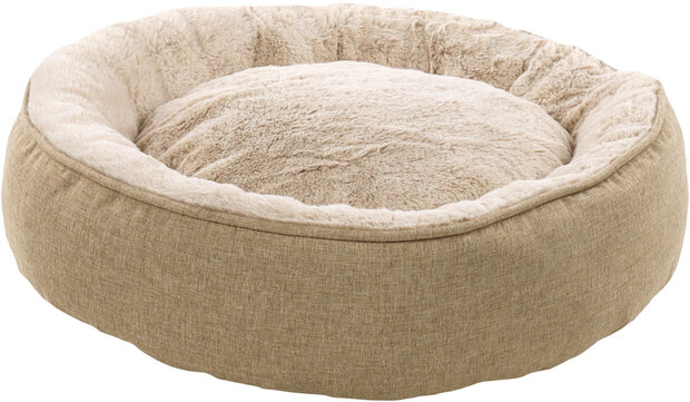 Mand Isidoor Rond Beige