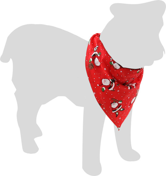 Kerst Bandana Mik Rood