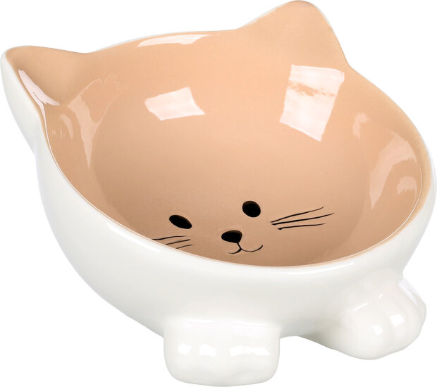 Eet- en drinkpot Puzi Taupe