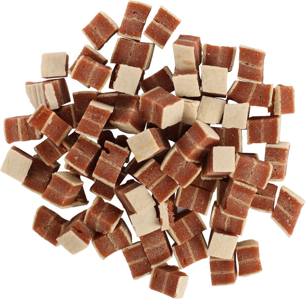 Snack Hapki Blokjes met kip &amp; met zalm