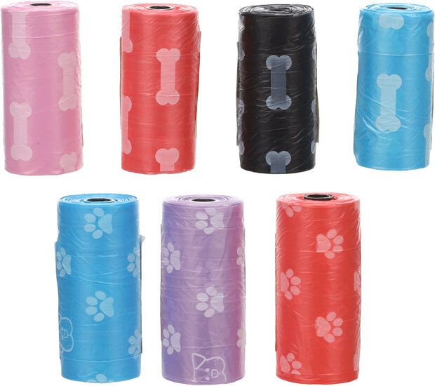 Poepzak Basic Bones-Paws Meerkleurig