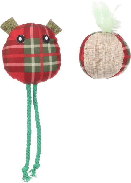 Kerst Speelgoed Jayla Muis &amp; Bal Meerkleurig