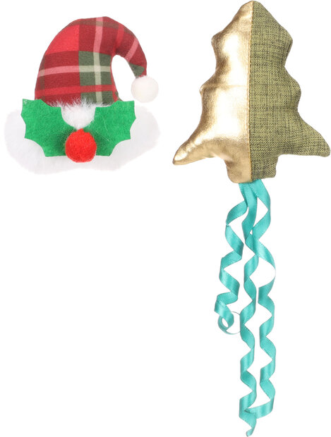 Kerst Speelgoed Arya Muts &amp; Kerstboom Meerkleurig