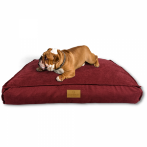 Hondenkussen - Velours Soft Serie - Bordeaux rood  vanaf 